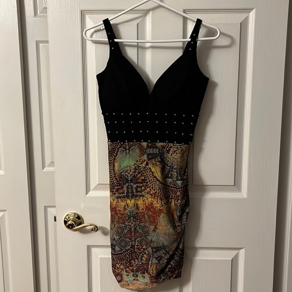 Toda Fina S Multicolored Dress (with padding) - Picture 1 of 12